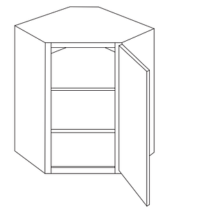 Wall diagonal corner