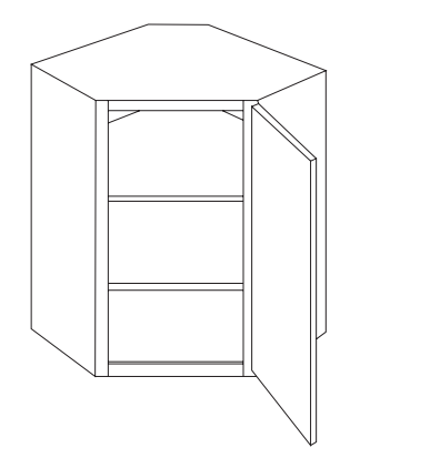 Wall diagonal corner